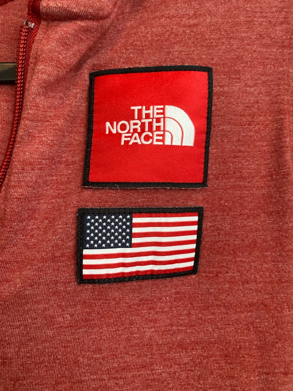 The North Face Americana Tri-Blend Full Zip Hoodie Medium - Picture 3 of 8
